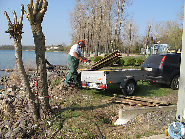 Abbau alter Schwimmponton_5